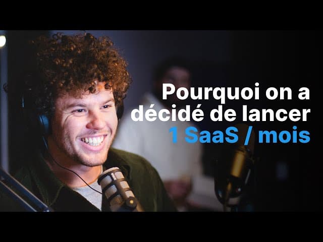 On a décidé de lancer 1 SaaS par mois 🔥